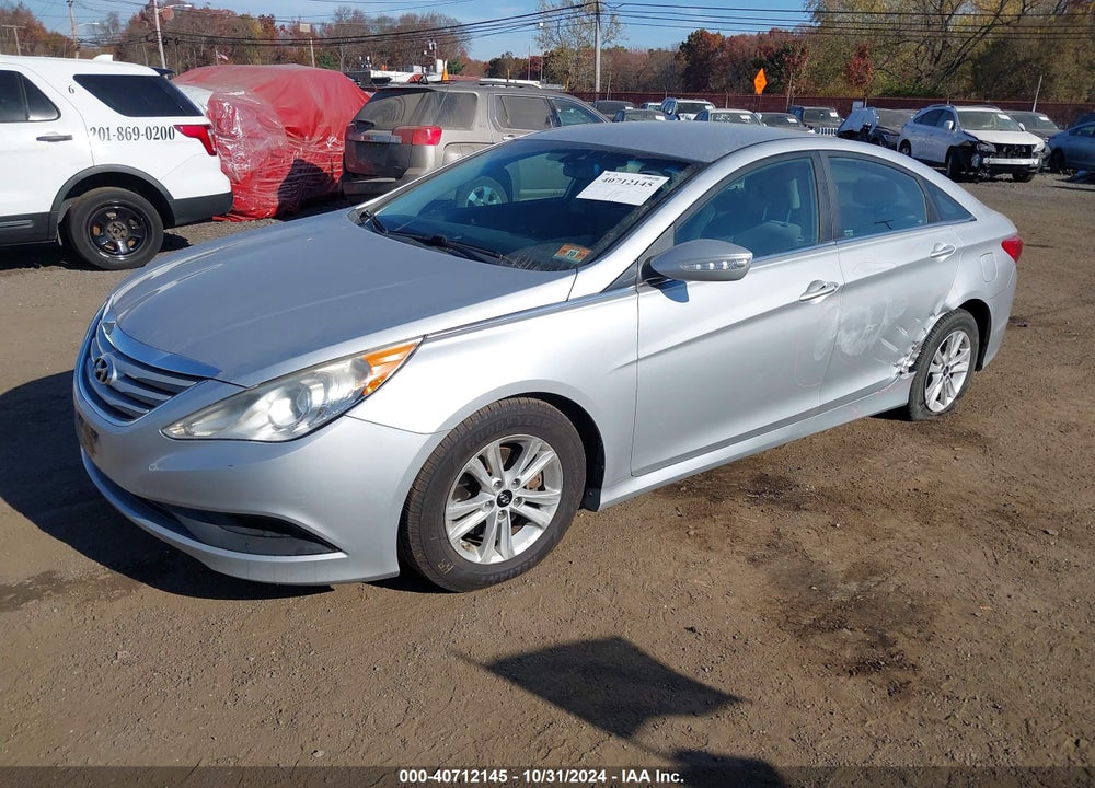 2014 HYUNDAI SONATA GLS VIN: 5NPEB4AC7EH817671
