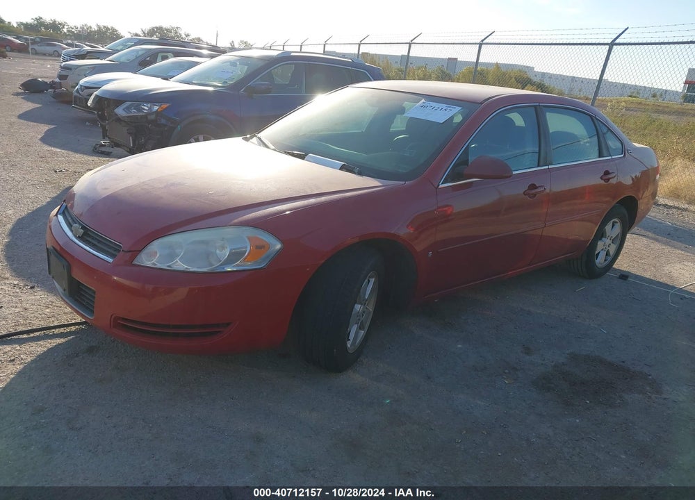 2008 CHEVROLET IMPALA LT VIN: 2G1WT55N489185084