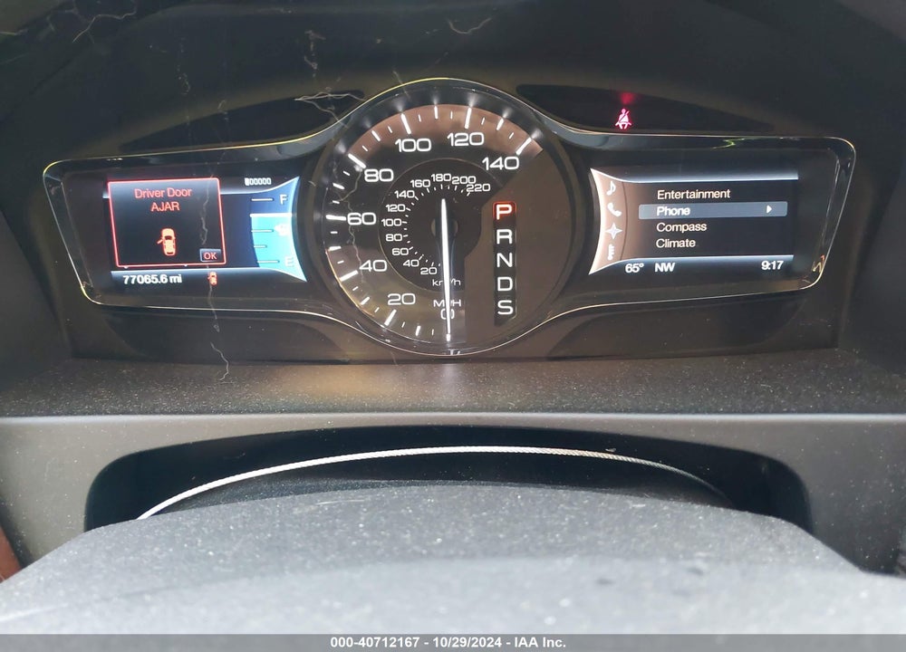 2013 LINCOLN MKX VIN: 2LMDJ8JK6DBL34020