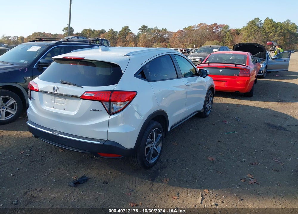 2022 HONDA HR-V AWD EX VIN: 3CZRU6H54NM730071