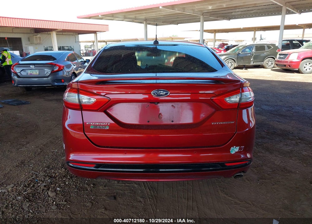 2016 FORD FUSION ENERGI TITANIUM VIN: 3FA6P0SU5GR229201