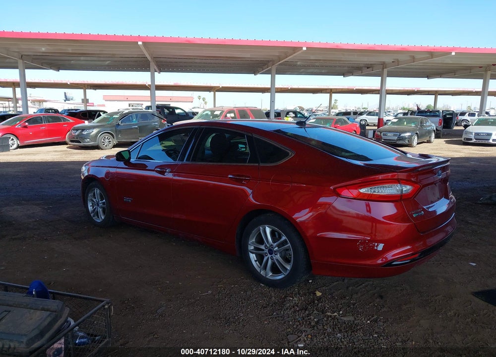 2016 FORD FUSION ENERGI TITANIUM VIN: 3FA6P0SU5GR229201