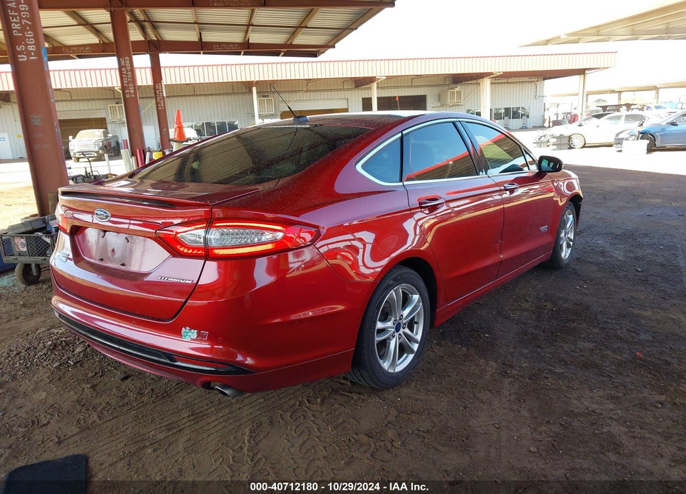2016 FORD FUSION ENERGI TITANIUM VIN: 3FA6P0SU5GR229201