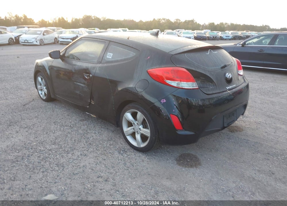 2014 HYUNDAI VELOSTER BASE W/GRAY VIN: KMHTC6ADXEU183802
