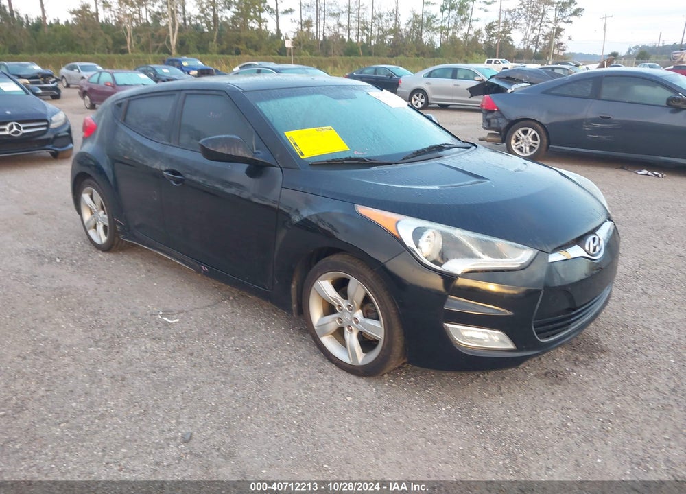 2014 HYUNDAI VELOSTER BASE W/GRAY VIN: KMHTC6ADXEU183802