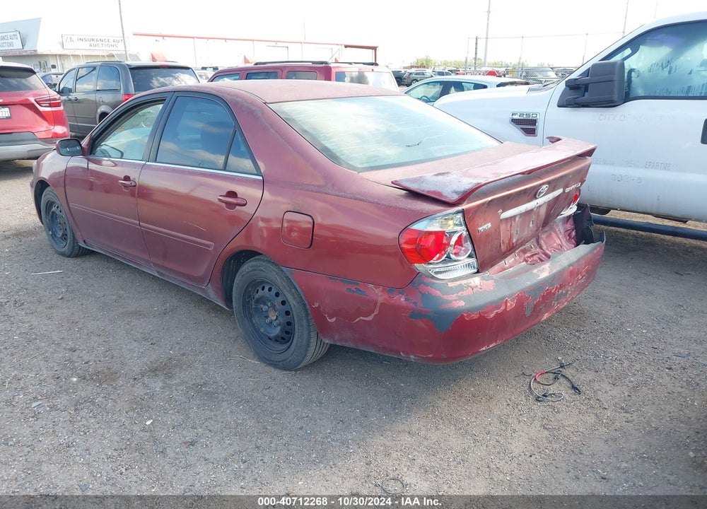 2006 TOYOTA CAMRY LE VIN: 4T1BE32K76U165051