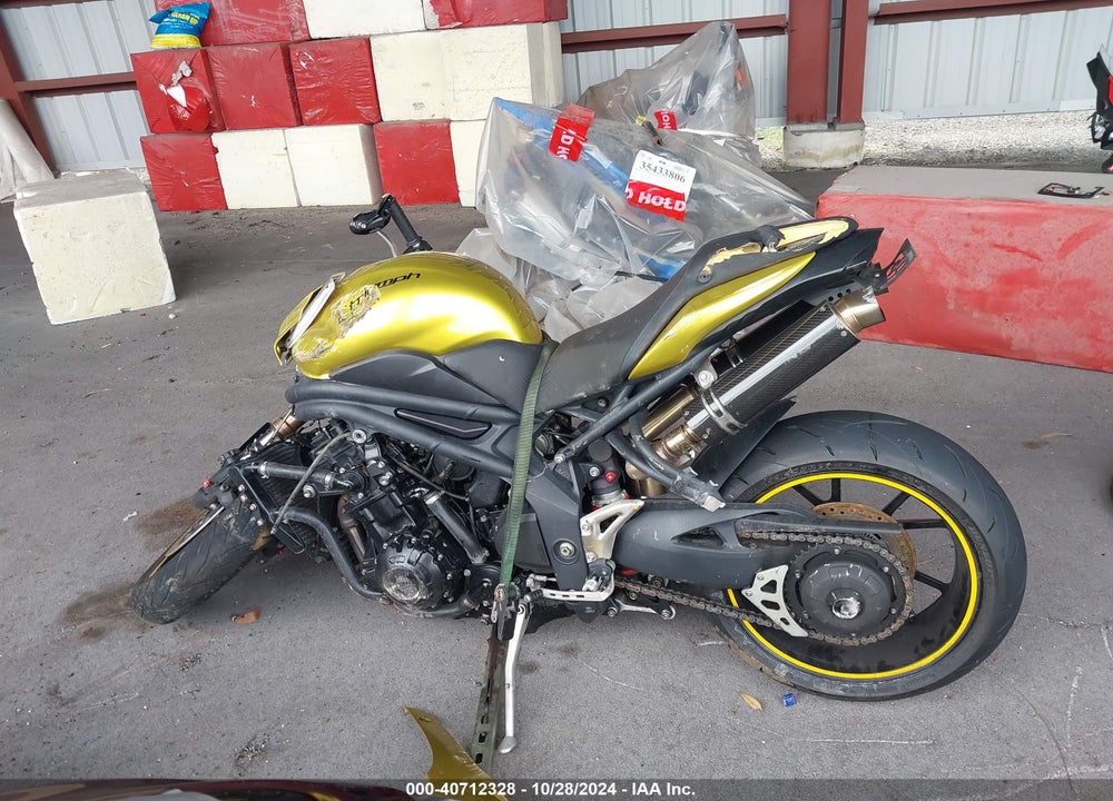 2013 TRIUMPH MOTORCYCLE SPEED TRIPLE ABS VIN: SMTN01PKXDT570967