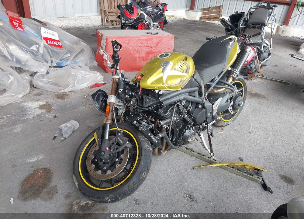 2013 TRIUMPH MOTORCYCLE SPEED TRIPLE ABS VIN: SMTN01PKXDT570967