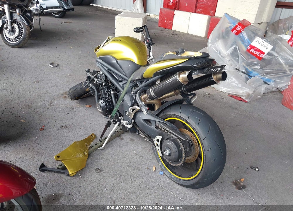2013 TRIUMPH MOTORCYCLE SPEED TRIPLE ABS VIN: SMTN01PKXDT570967