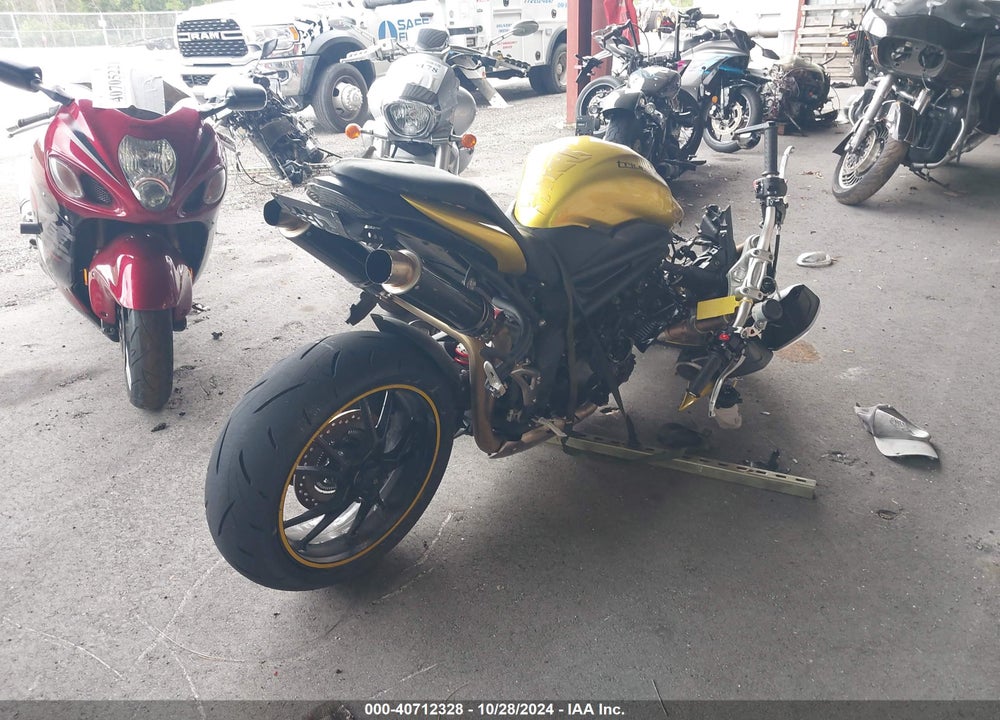 2013 TRIUMPH MOTORCYCLE SPEED TRIPLE ABS VIN: SMTN01PKXDT570967