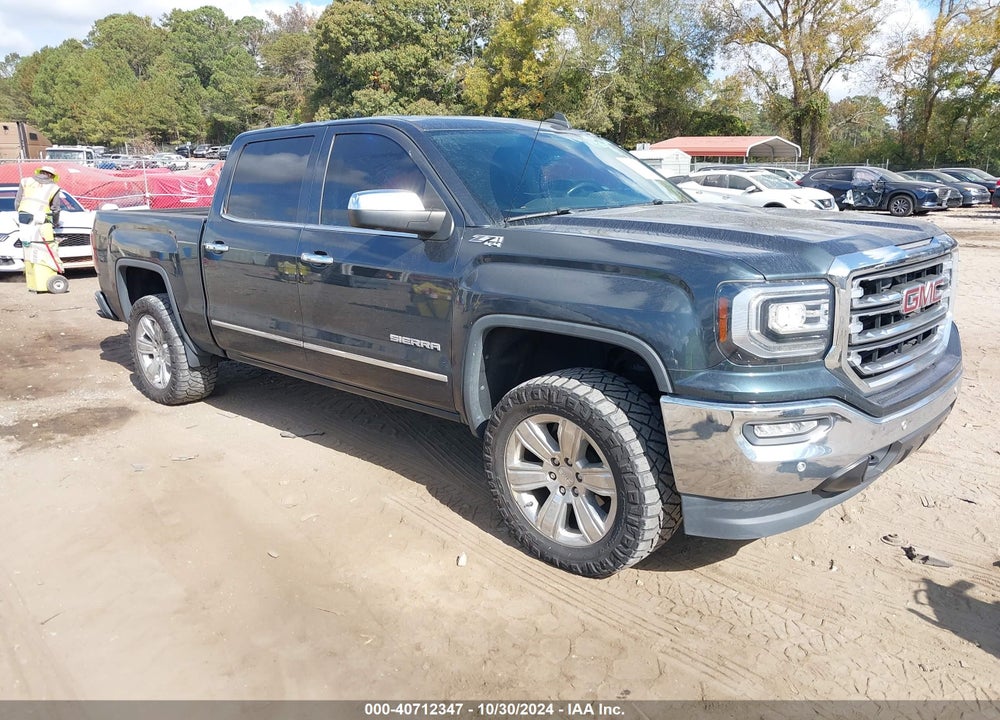 2018 GMC SIERRA 1500 SLT VIN: 3GTU2NEC8JG164878