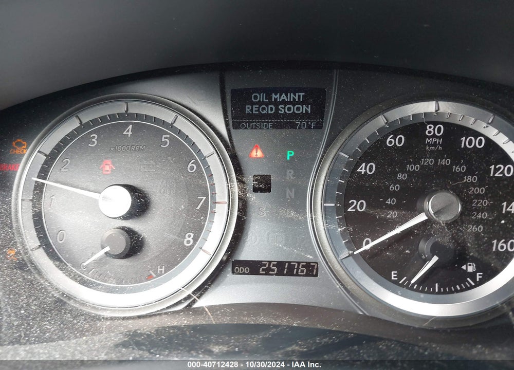 2009 LEXUS ES 350 VIN: JTHBJ46G492335036