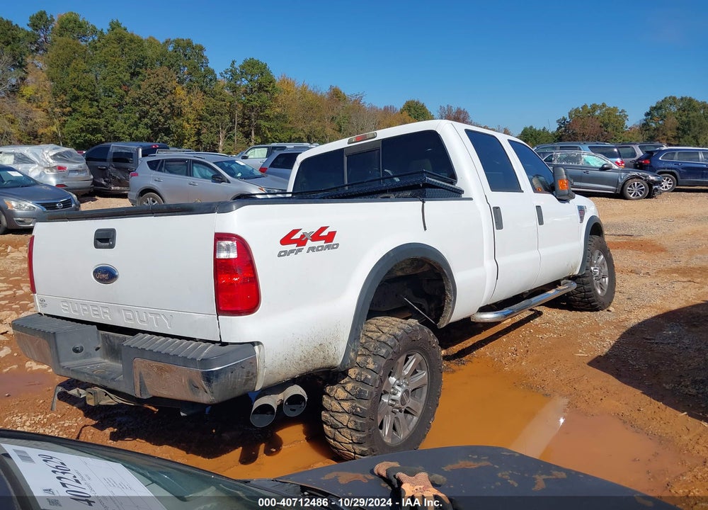 2008 FORD F-250 FX4/HARLEY-DAVIDSON/KING RANCH/LARIAT/XL/XLT VIN: 1FTSW21R88EB04458