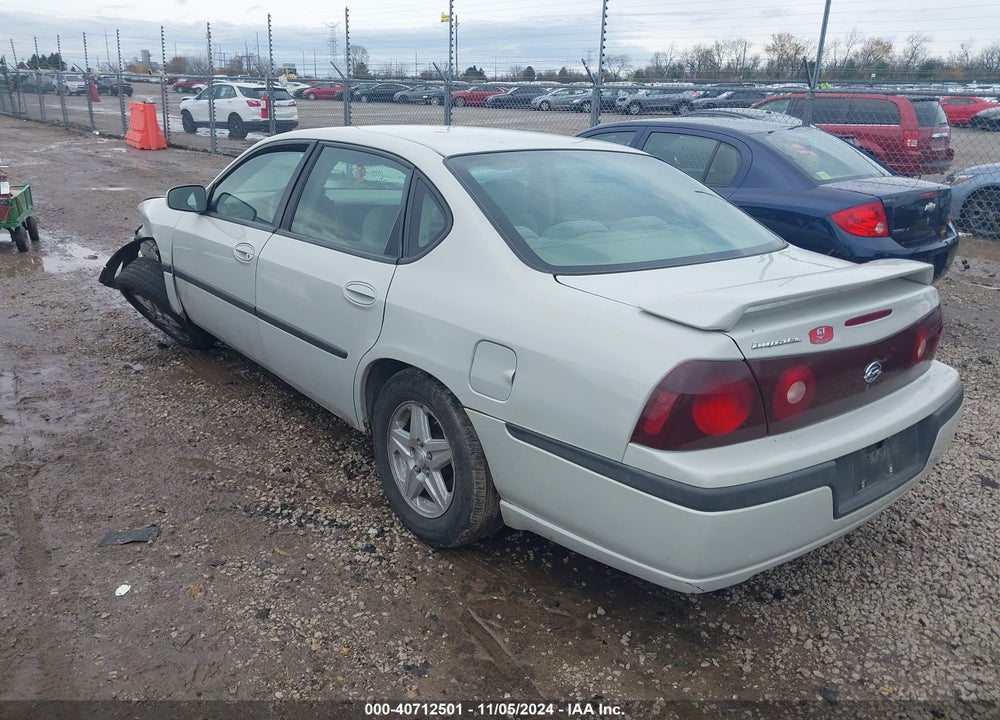 2003 CHEVROLET IMPALA VIN: 2G1WF52E139239493