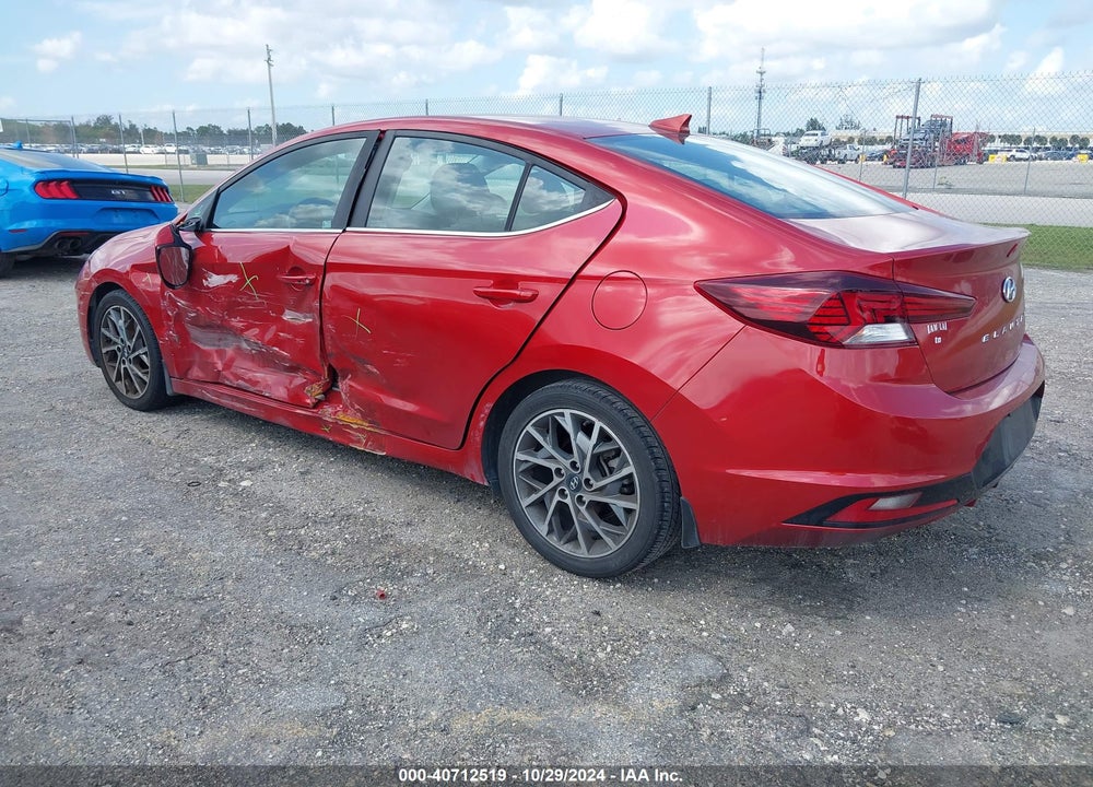 2020 HYUNDAI ELANTRA LIMITED VIN: 5NPD84LF4LH526771