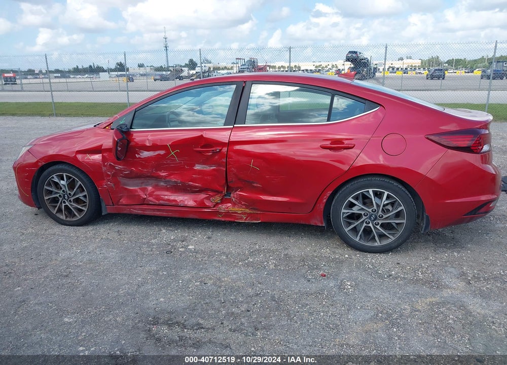 2020 HYUNDAI ELANTRA LIMITED VIN: 5NPD84LF4LH526771