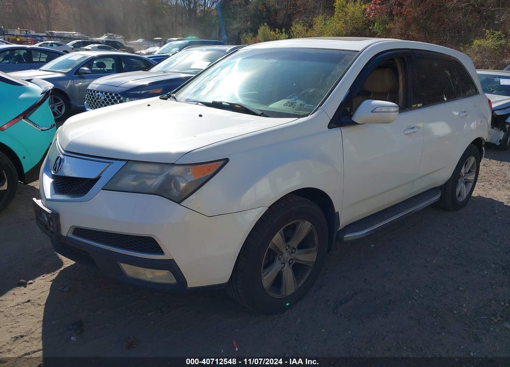 2012 ACURA MDX VIN: 2HNYD2H2XCH508026