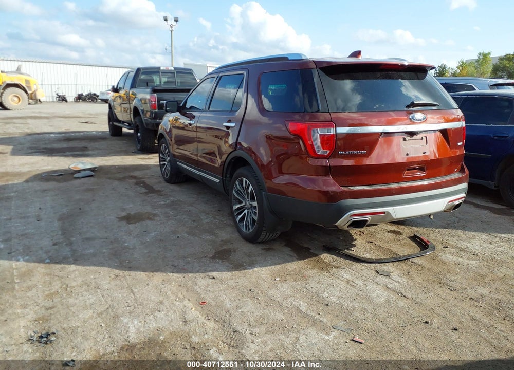 2016 FORD EXPLORER PLATINUM VIN: 1FM5K8HT0GGD26603