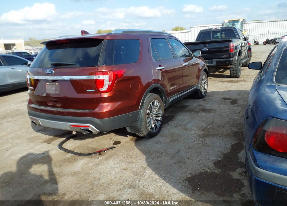 2016 FORD EXPLORER PLATINUM VIN: 1FM5K8HT0GGD26603