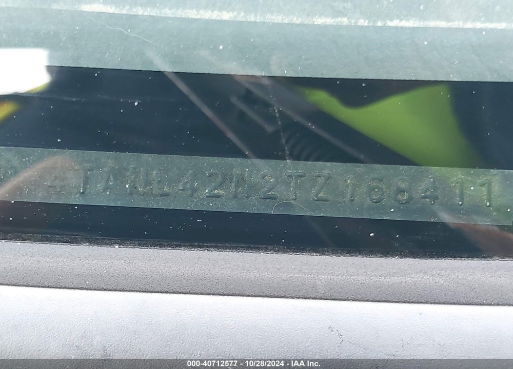 1996 TOYOTA TACOMA VIN: 4TANL42N2TZ168411
