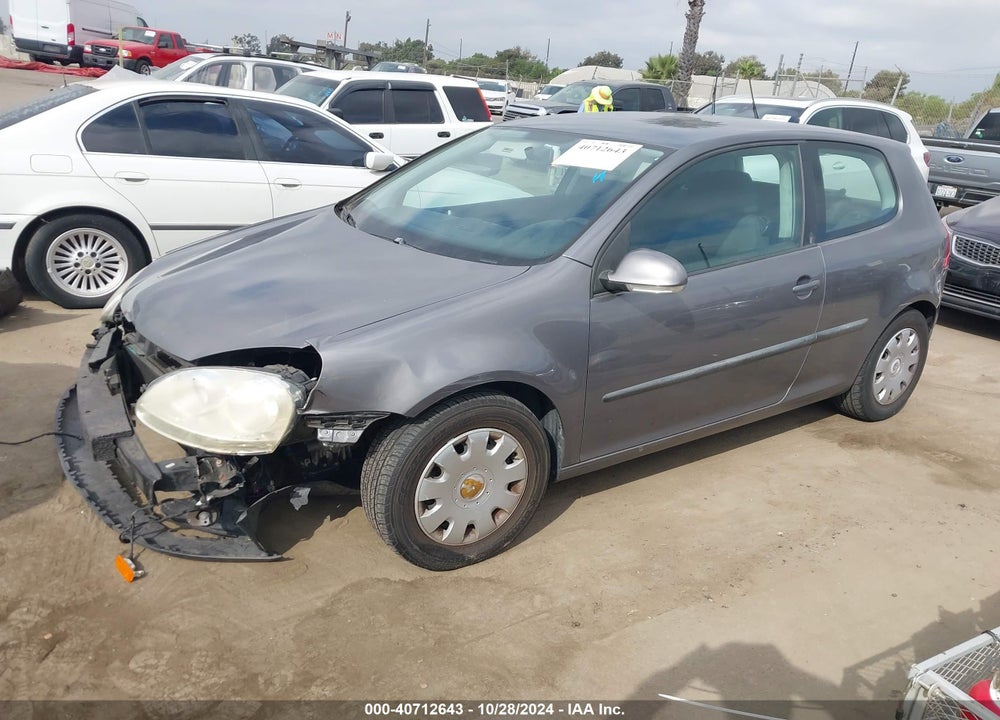 2007 VOLKSWAGEN RABBIT 2-DOOR VIN: WVWBS71K07W126748