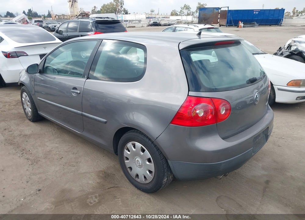 2007 VOLKSWAGEN RABBIT 2-DOOR VIN: WVWBS71K07W126748