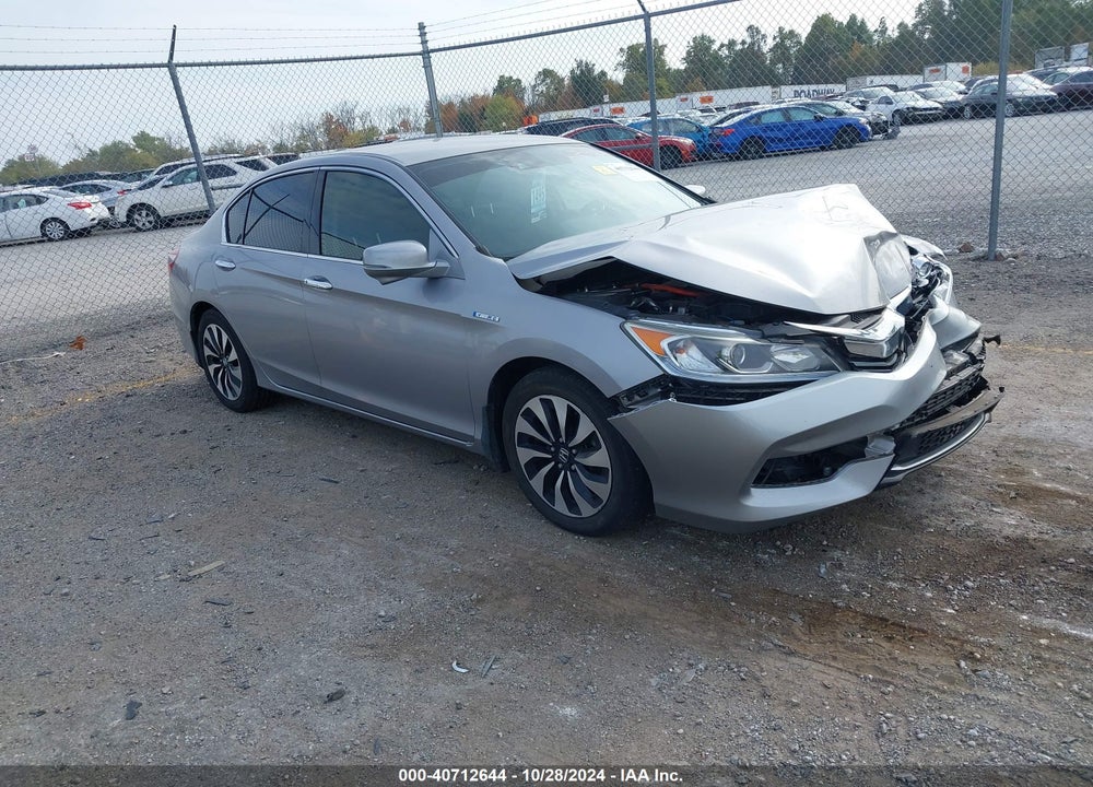 2017 HONDA ACCORD HYBRID VIN: JHMCR6F37HC003803