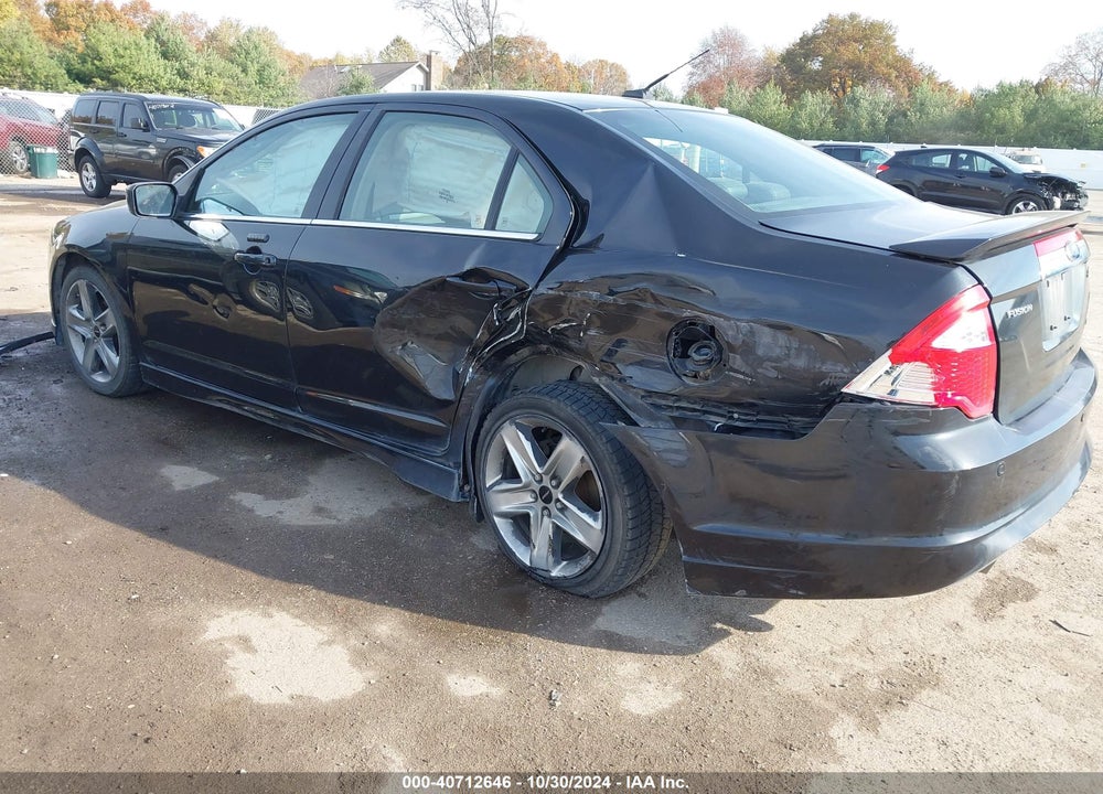 2010 FORD FUSION SPORT VIN: 3FAHP0KC8AR427309