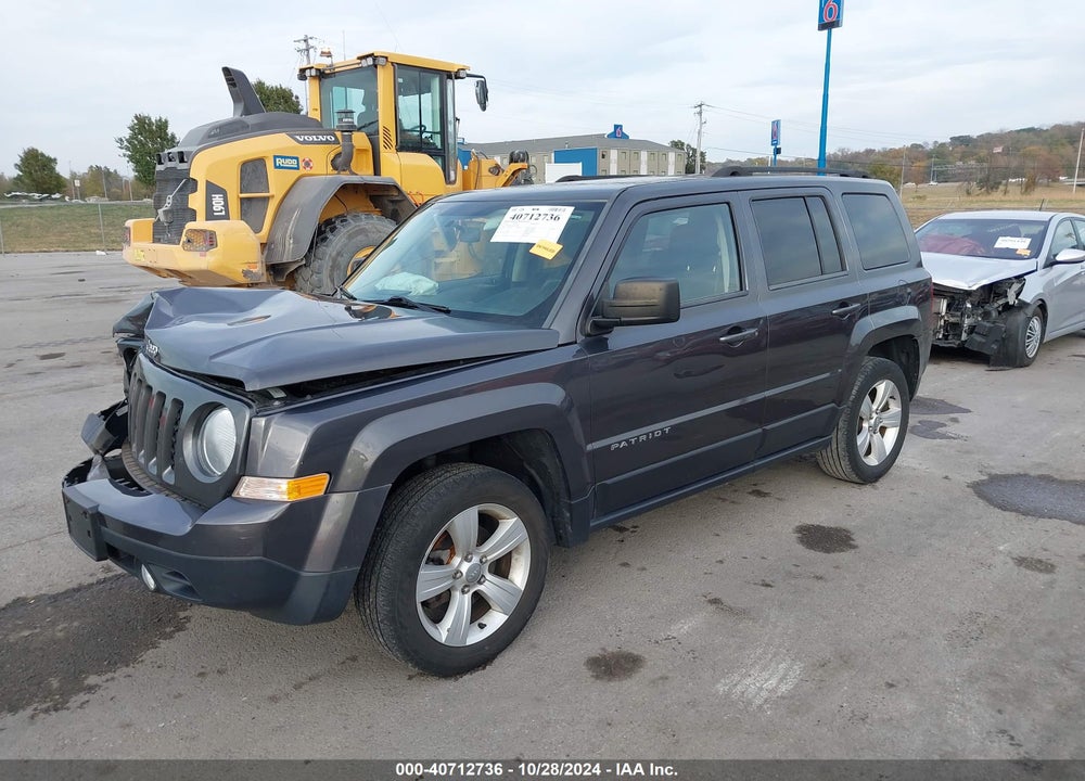 2014 JEEP PATRIOT LATITUDE VIN: 1C4NJRFB2ED727009