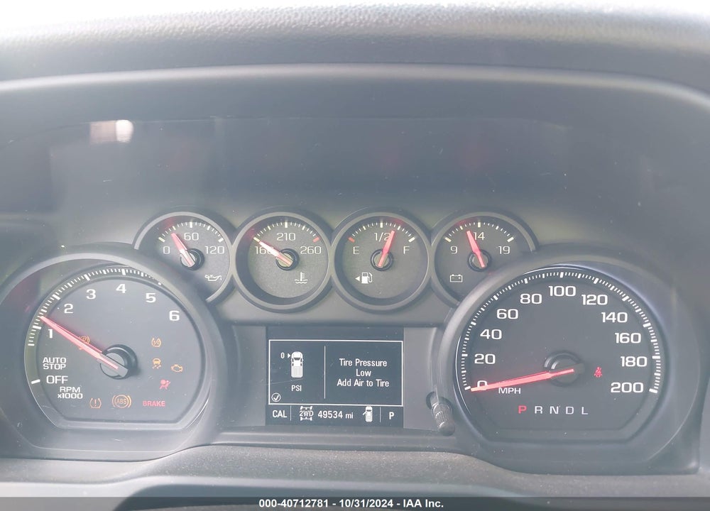 2021 CHEVROLET SILVERADO 1500 4WD  SHORT BED CUSTOM/4WD  STANDARD BED CUSTOM VIN: 1GCPYBEK1MZ257179