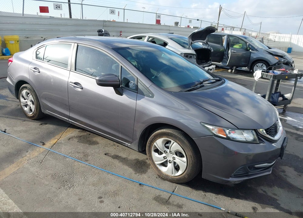 2014 HONDA CIVIC LX VIN: 19XFB2F54EE262265