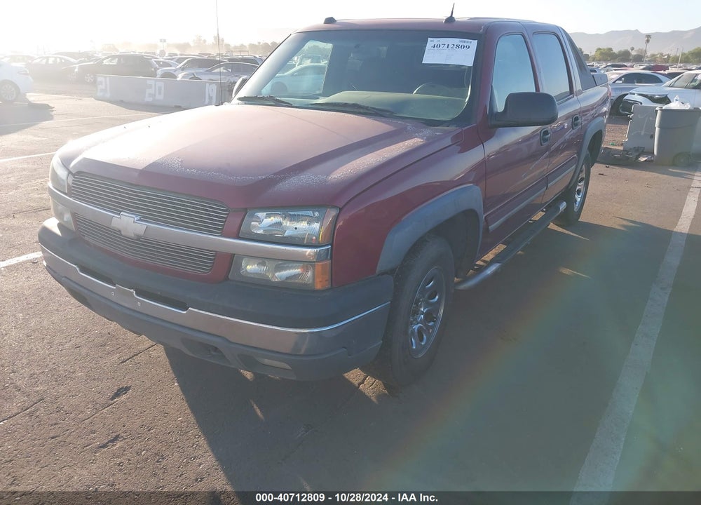 2004 CHEVROLET AVALANCHE 1500 VIN: 3GNEK12T54G172160