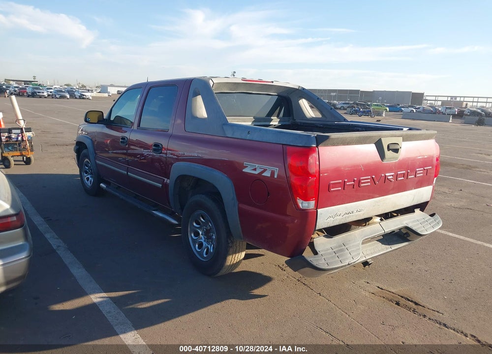 2004 CHEVROLET AVALANCHE 1500 VIN: 3GNEK12T54G172160