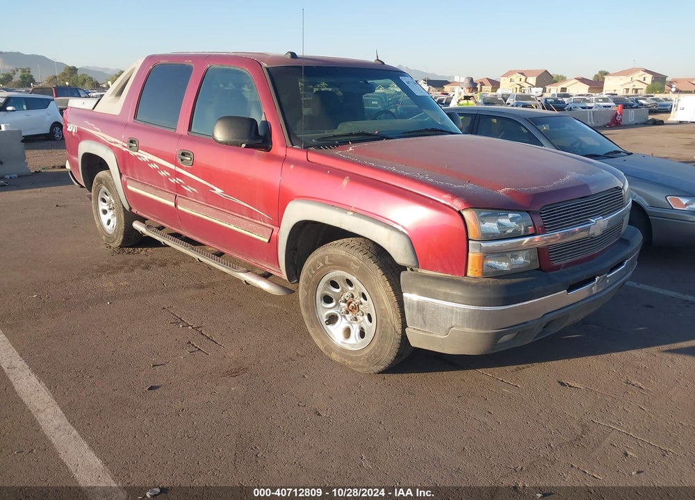 2004 CHEVROLET AVALANCHE 1500 VIN: 3GNEK12T54G172160