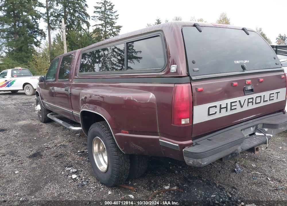 1993 CHEVROLET GMT-400 K3500 VIN: 1GCHK33N9PJ379848