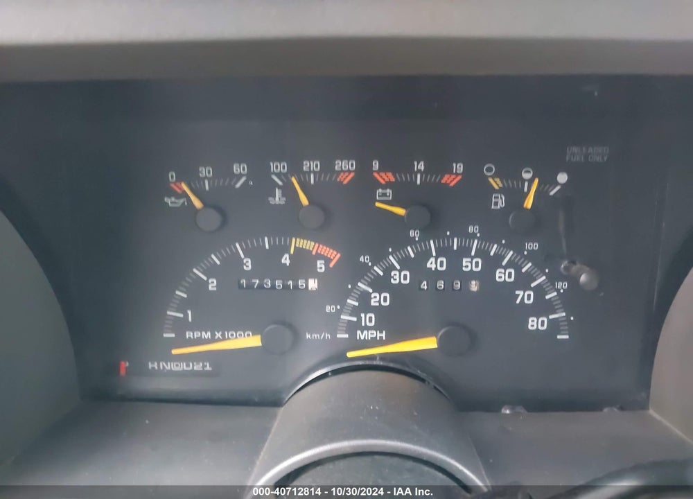 1993 CHEVROLET GMT-400 K3500 VIN: 1GCHK33N9PJ379848