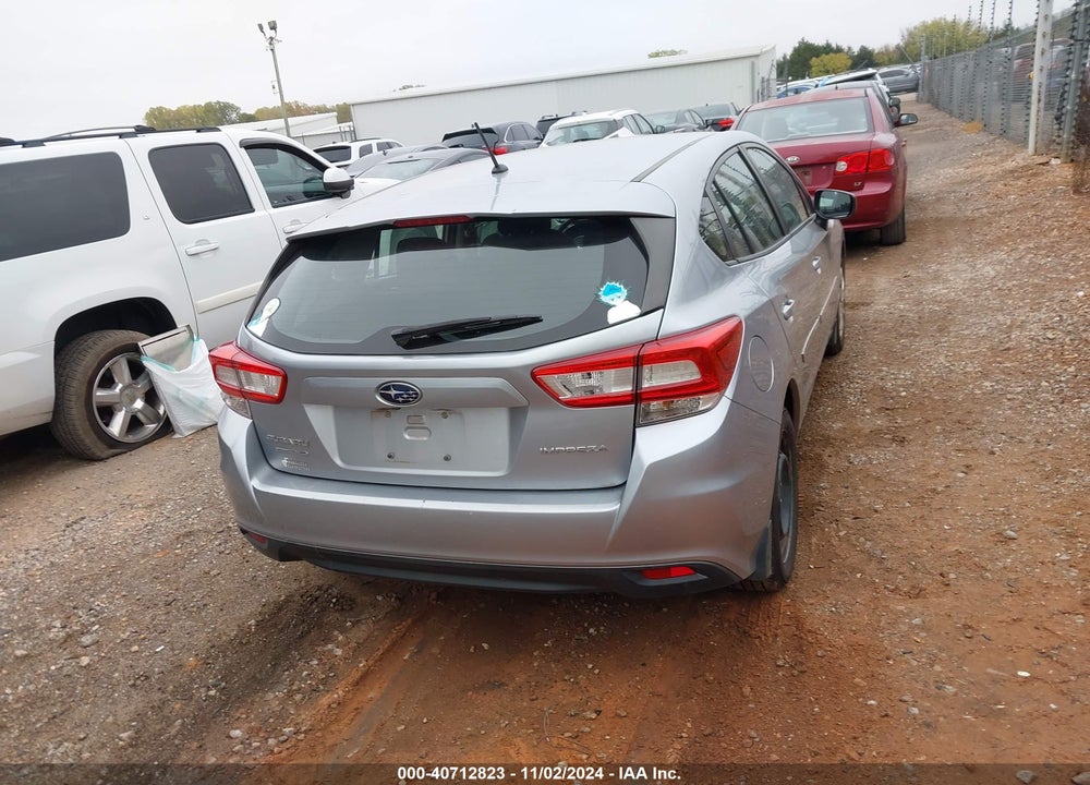2019 SUBARU IMPREZA 2.0I VIN: 4S3GTAA67K1742066