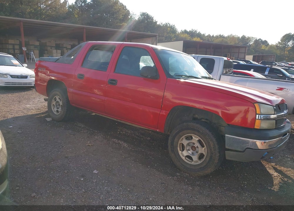 2004 CHEVROLET AVALANCHE 1500 VIN: 3GNEC12T34G223443