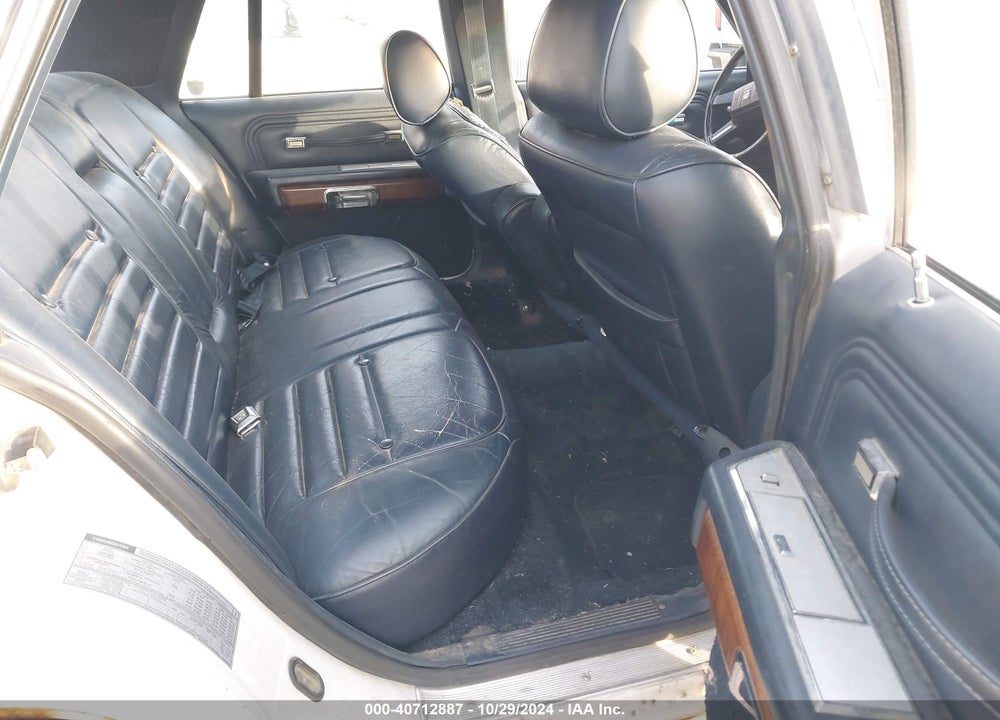 1989 MERCURY GRAND MARQUIS LS VIN: 2MEBM75F9KX607214