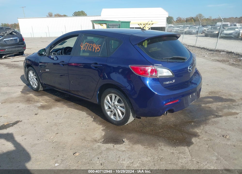2013 MAZDA 3 I TOURING VIN: JM1BL1L71D1767449