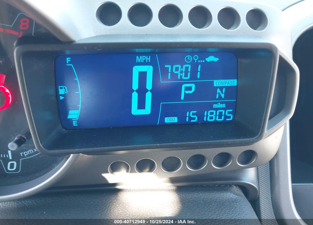 2013 CHEVROLET SONIC LT AUTO VIN: 1G1JC5SH7D4176613