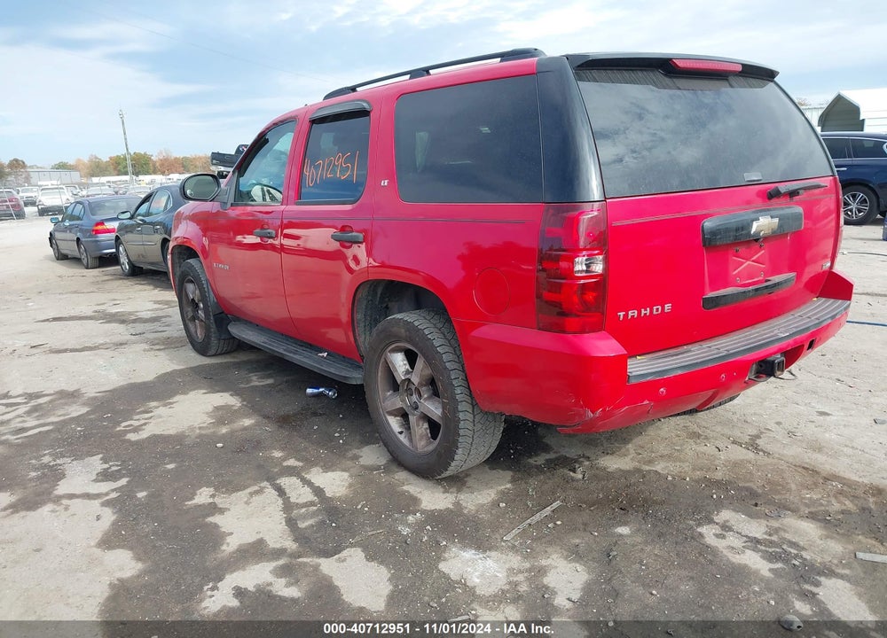 2008 CHEVROLET TAHOE LT VIN: 1GNFK13048J203704