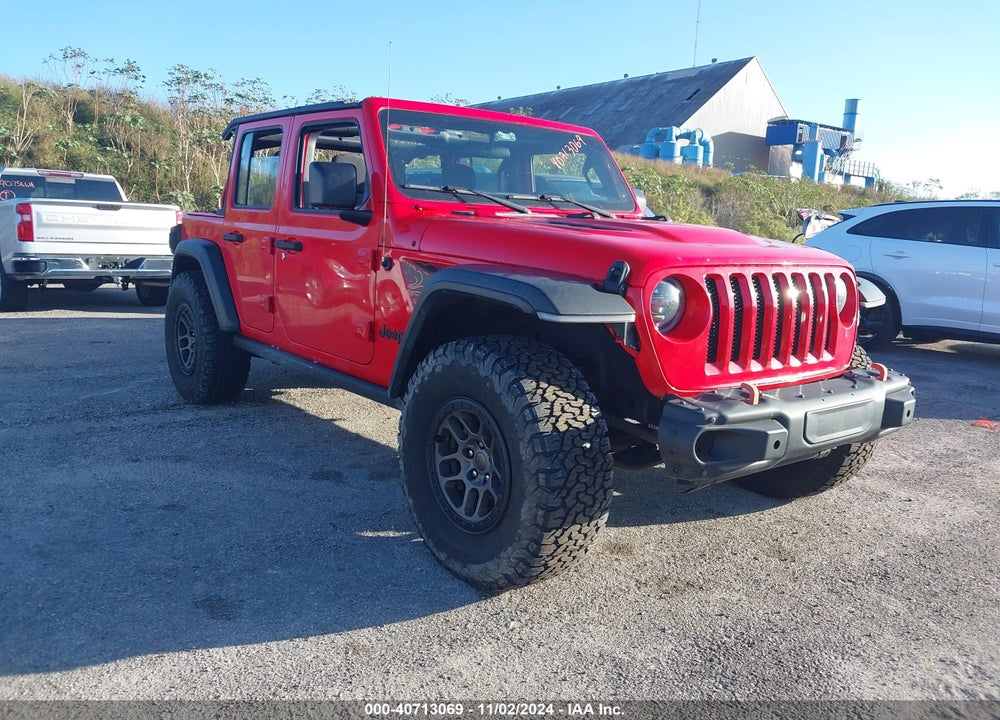 2021 ANGLER JEEP WR UNLIMITED SPORT 4X4 VIN: 1C4HJXDN4MW717132