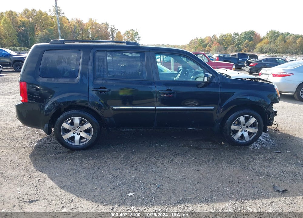 2013 HONDA PILOT TOURING VIN: 5FNYF4H93DB063936