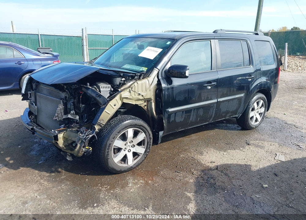 2013 HONDA PILOT TOURING VIN: 5FNYF4H93DB063936