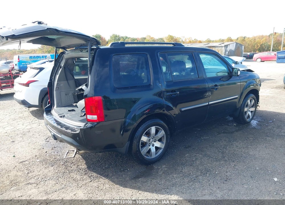 2013 HONDA PILOT TOURING VIN: 5FNYF4H93DB063936