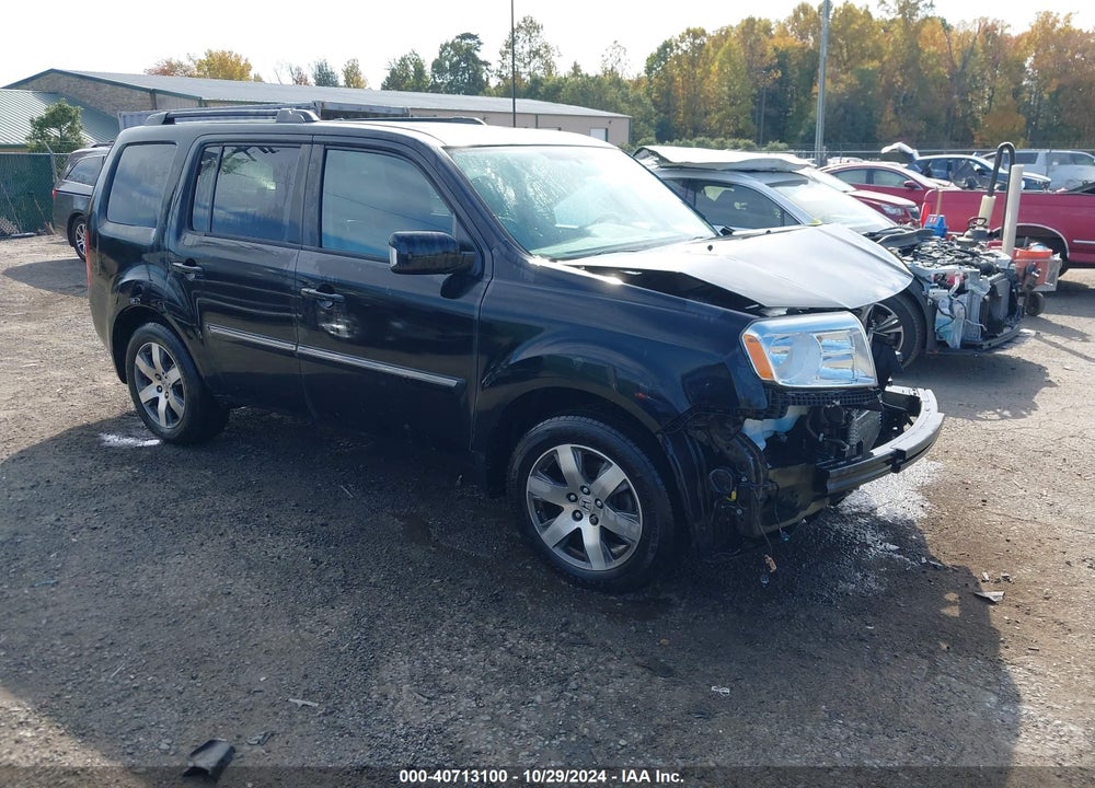 2013 HONDA PILOT TOURING VIN: 5FNYF4H93DB063936