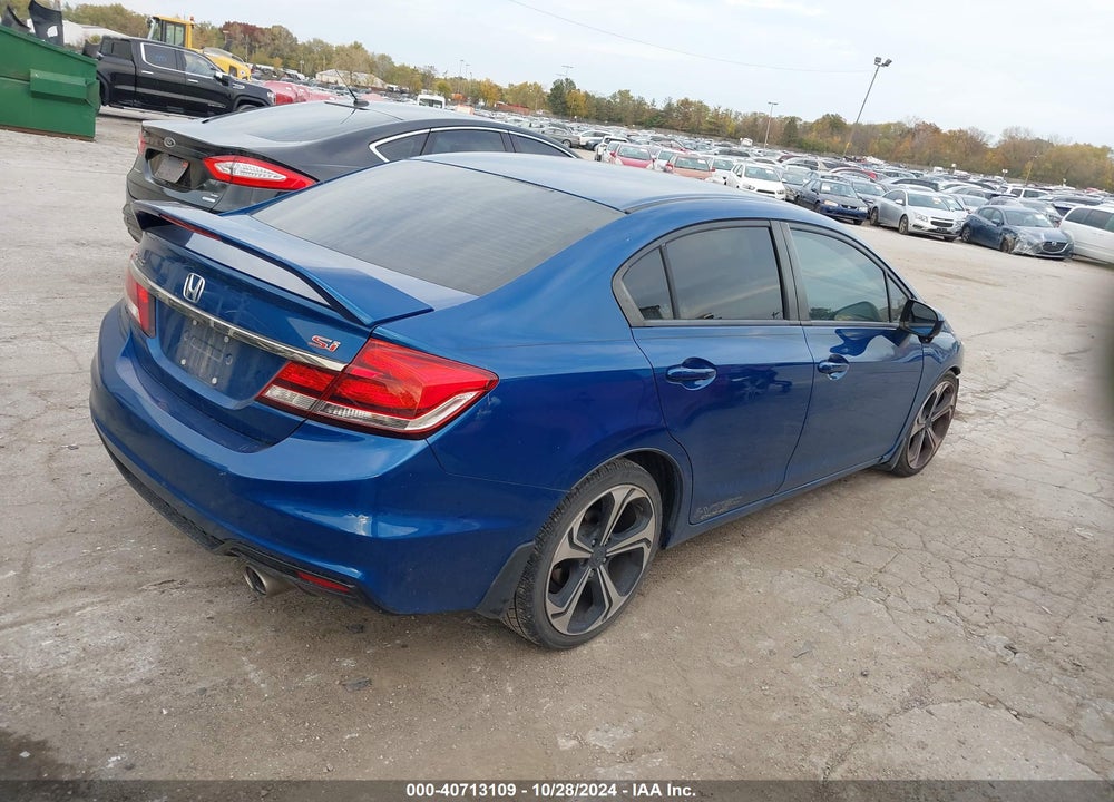 2014 HONDA CIVIC SI VIN: 2HGFB6E5XEH703394