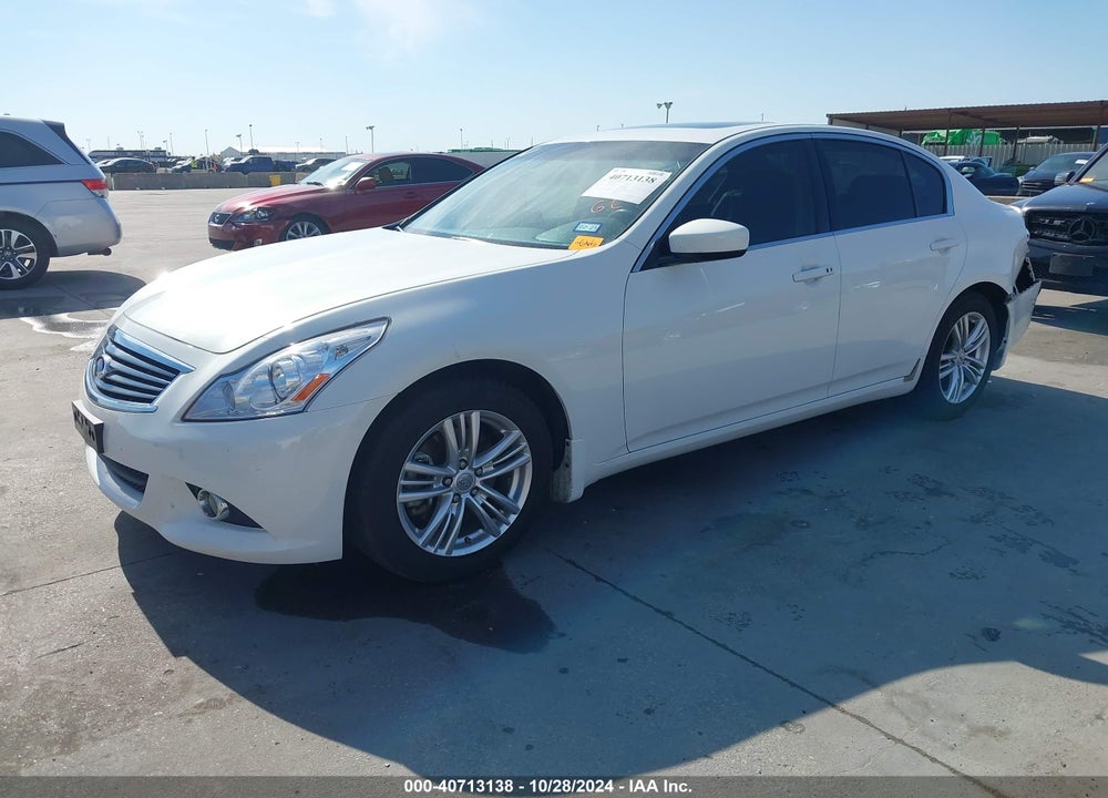 2012 INFINITI G25 JOURNEY VIN: JN1DV6AP0CM700649