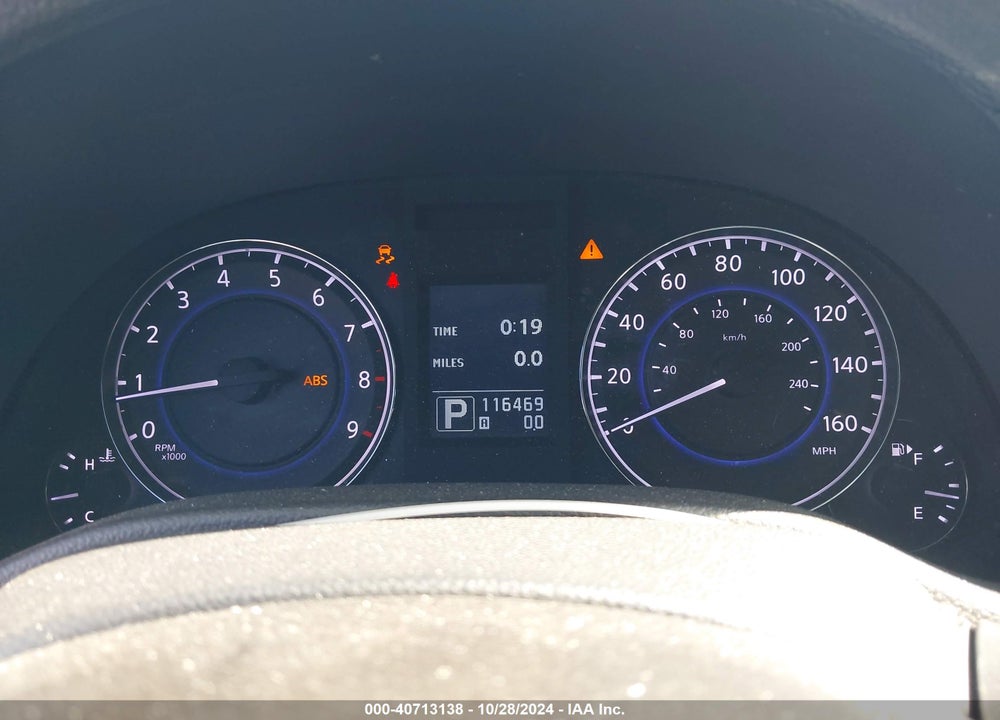 2012 INFINITI G25 JOURNEY VIN: JN1DV6AP0CM700649